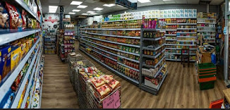 Well-stocked aisles inside ALI BAKKAL